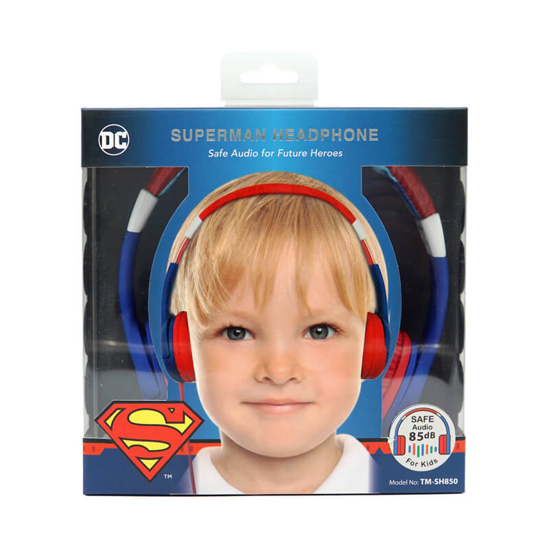 Superman Kids Headphones With Built-In Mic - Image 1